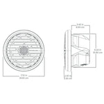 Roswell R1 7.7 Marine Speakers - White - 90W RMS  180W Peak Power [C920-21140]