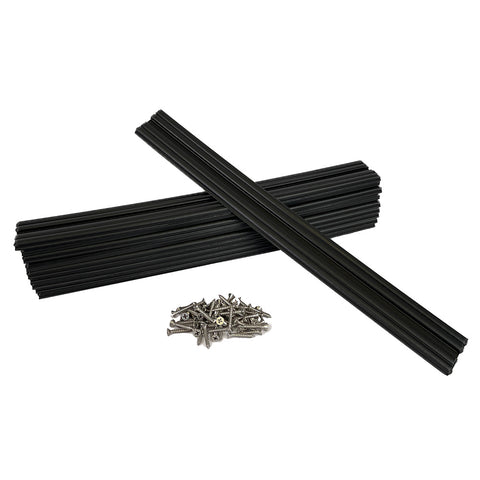 Caliber Marine Slides 1.5"x15" Black *10-Pack [23030]