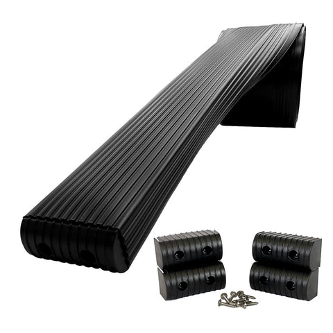 Caliber BunkWrap Kit - Black 16' x 2" x 4" Roll + 4 Caps + HRDW Roll + 4 Endcaps  Stainless Steel Hardware [23054-BK]