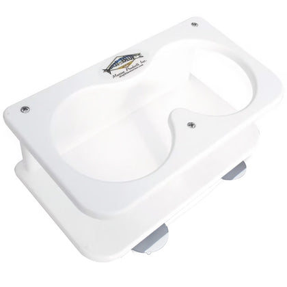 Deep Blue Marine Double Drink Holder w/Suction Cups [SMDH]