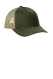 Custom embroidered 5 panel snap back trucker hat