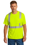 CornerStone® ANSI 107 Class 2 Mesh Short Sleeve Tee with custom DTF on Front and Back