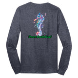 DSR Seahorse Long Sleeve Shirt Navy Back