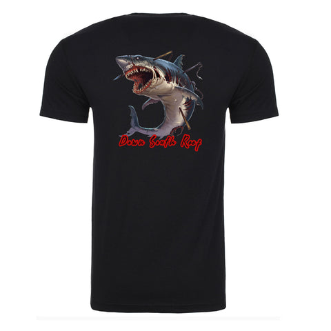 DSR Zombie Shark T-Shirt Black Back